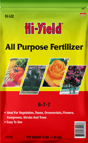 Hi-Yield ALL PURPOSE FERTILIZER 6-7-7 (4 lb)
