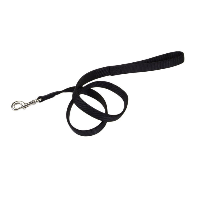 Coastal Pet Double-Ply Dog Leash, 1-Inch by 6 (1" X 06', Black)
