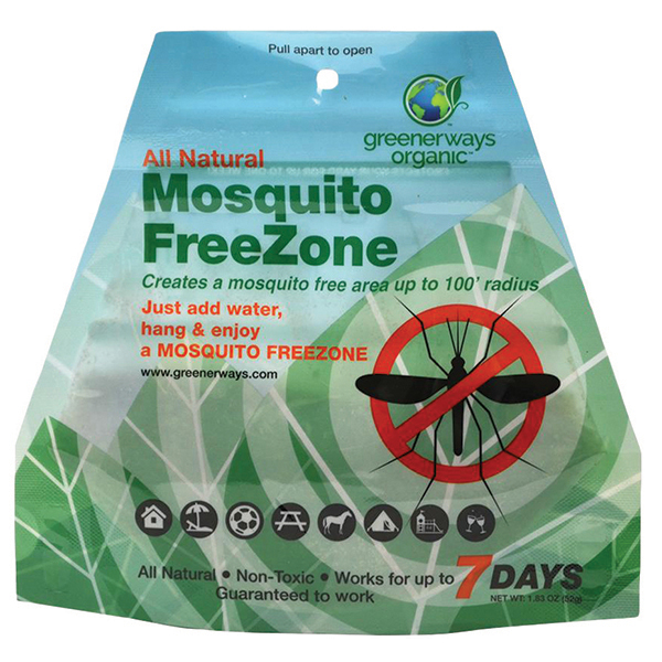 GREENERWAYS ORGANIC ALL-NATURAL MOSQUITO FREEZONE