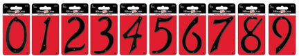 4 BLACK NUMBER 4