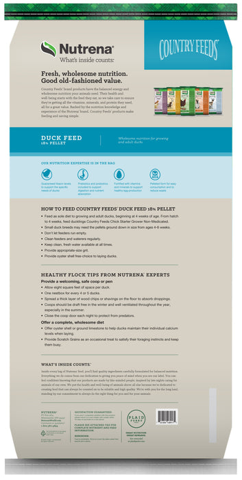 Nutrena® Country Feeds® Duck 18% Pellets
