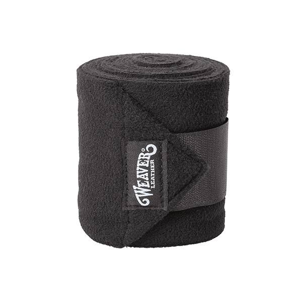Weaver Leather Polo Leg Wraps, 4-Pack 4-1/2" x 9" Black