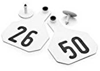 Allflex Tag System Maxi Female White W/buttons 4" X 3" White 26 - 50