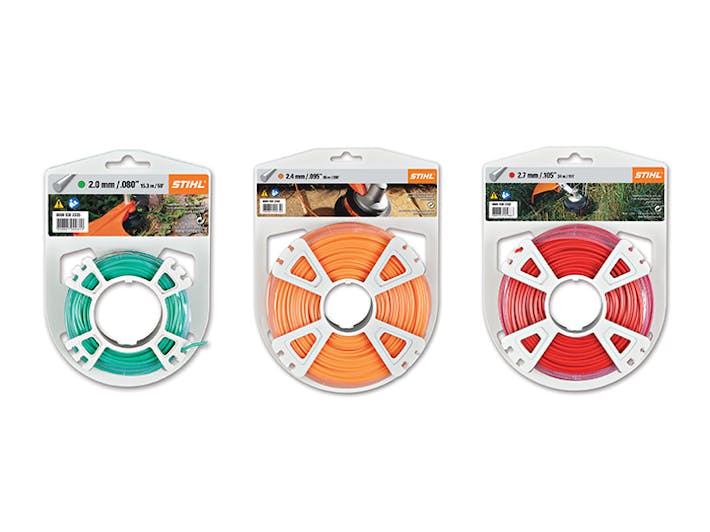 Stihl Round Strimmer Lines - 2.7mm X 9.8m (red)