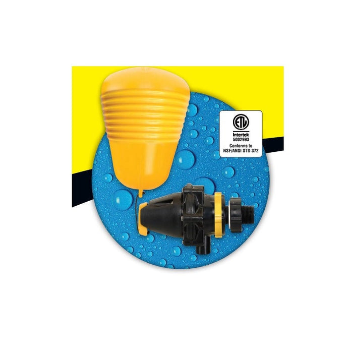 Jdj Solutions Llc J-MFV0075DLT Jobe Megaflow Valve 3/4" With Detach Long Tail (J-MFV20DLT)