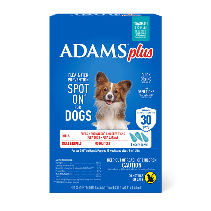 ADAMS™ Plus Flea & Tick Prevention Spot On for Dogs
