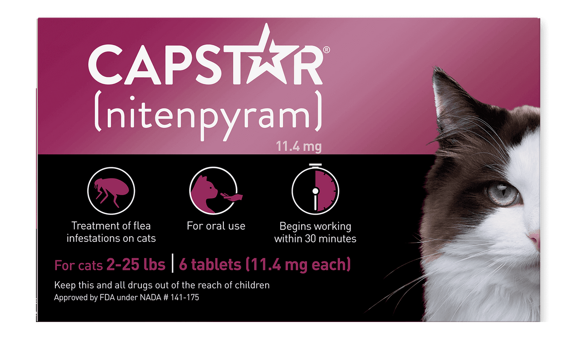 PetIQ CAPSTAR® (nitenpyram) Oral Flea Treatment for Cats