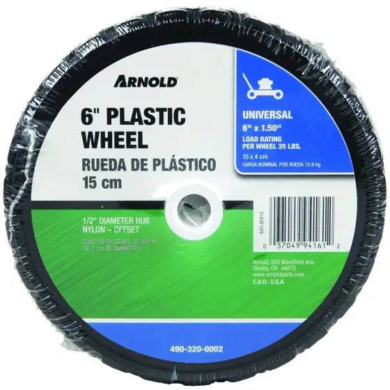 Arnold Plastic Universal Wheel (6" x 1.5")