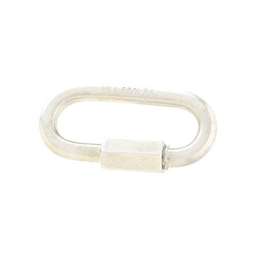 Campbell Quick Link, Steel, Zinc Plated, #7350 (1/4")