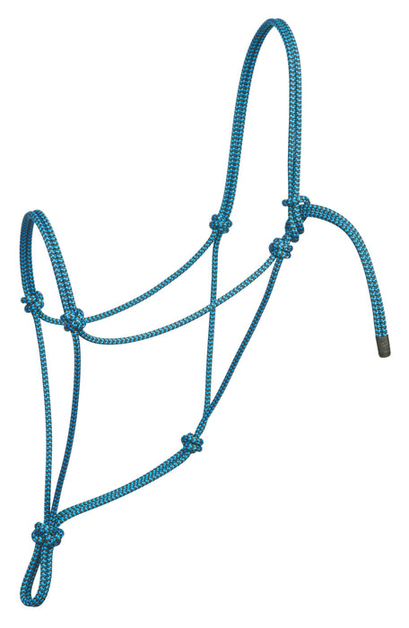 Weaver Silvertip® Big Sky Rope Halter (Black/Silver)