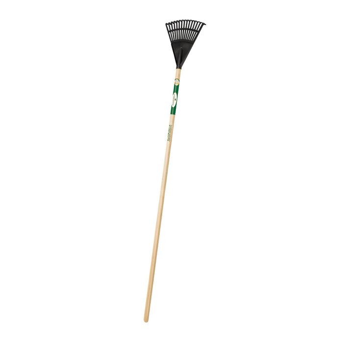 Landscapers Select Poly Shrub Rake Wood Handle (48" L Wood 8" L Head 15 Tines)