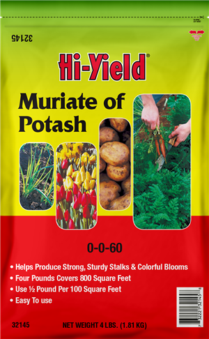 Hi-Yield MURIATE OF POTASH 0-0-60 (4 lb)