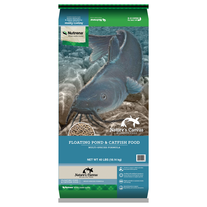 Nutrena® Nature's Canvas™ Floating Pond & Catfish Extruded (40 lbs)