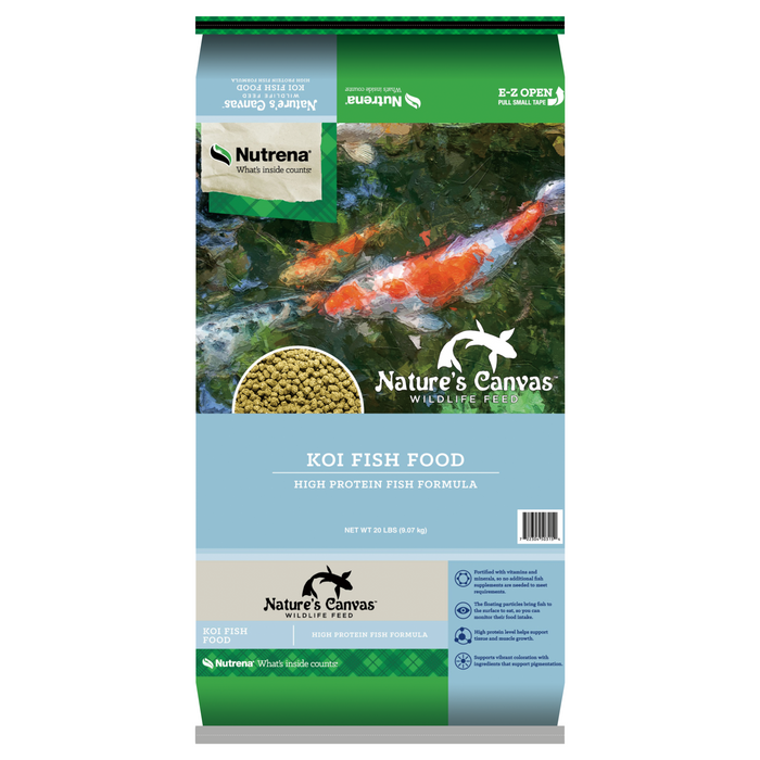 Nutrena® Nature's Canvas™ Koi Fish Food Extruded (20 lbs)