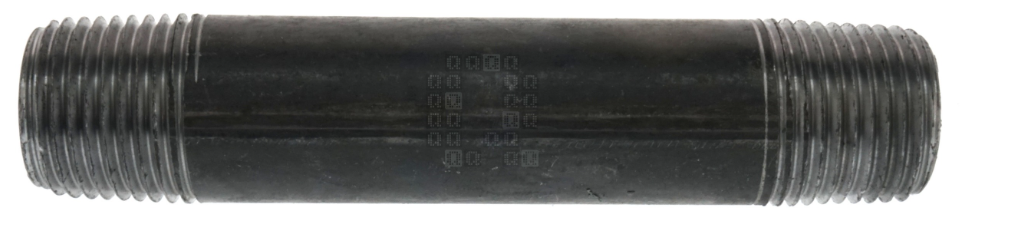 World Wide Sourcing 12-5140 Black Schedule 40 Pipe Nipple (1/2" x 4")