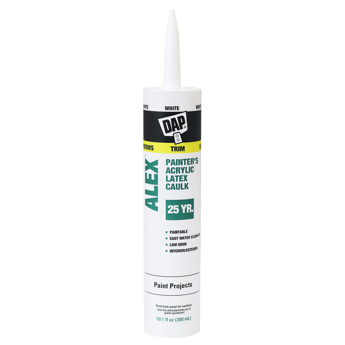 Dap Alex® Painter’s Acrylic Latex Caulk (10.1 FL OZ 12 pack, White)