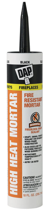 DAP 10.1 oz. Black High Heat Mortar Sealant (10.1 Oz., Black)