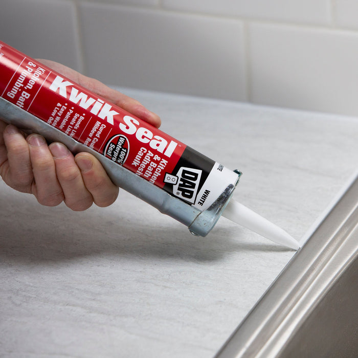 Dap Kwik Seal® Kitchen & Bath Adhesive Caulk (5.50 FL OZ, White)