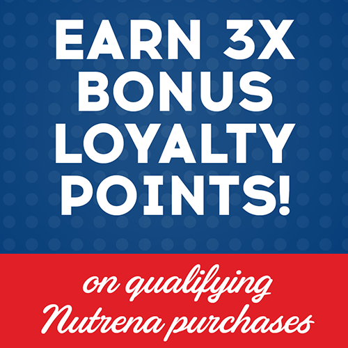 Earn 3 Times the Points during Nutrena Days!