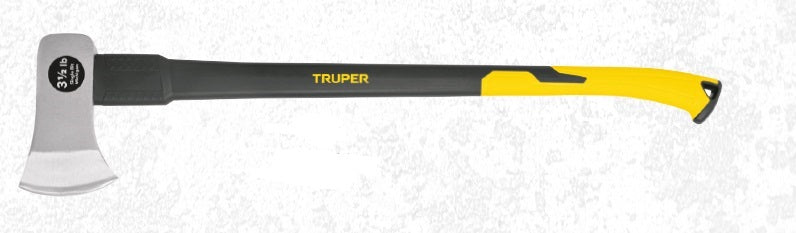 Truper 3-1/2-pound Single Bit Michigan Axe Fiberglass Handle (34")