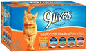 9 Lives Seafood and Poultry Favorites Variety Pack Canned Cat Food