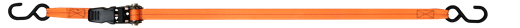 Ancra Cargo 1” x 15’ S-Hook Ratchet Tie-Down, Plastic Frame