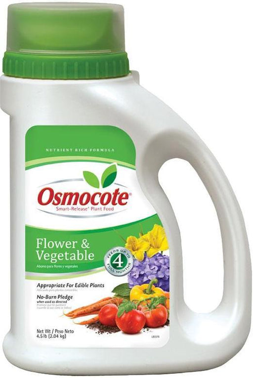 scotts plant fertilizer Osmocote 8 lb Flower & Vegetable Smart Release Plant Food
