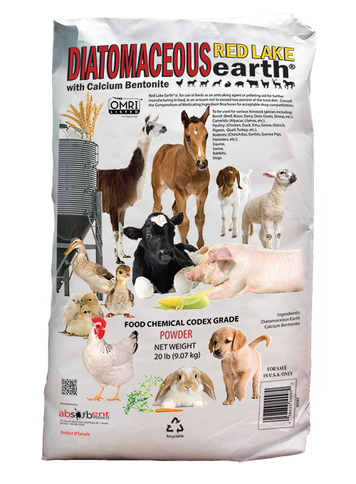 Absorbent Red Lake Diatomaceous Earth