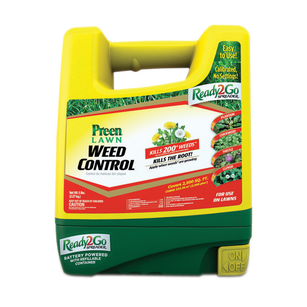 Preen 2464112 Lawn Weed Control Ready2Go Spreader, 5-Pound