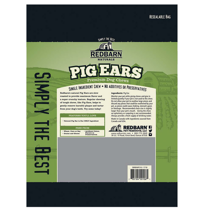 Redbarn Pig Ears Natural