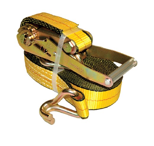 Ancra Cargo  2" x 27’ Medium Wide Handle Ratchet Strap w/J-Hooks, Bulk Bin