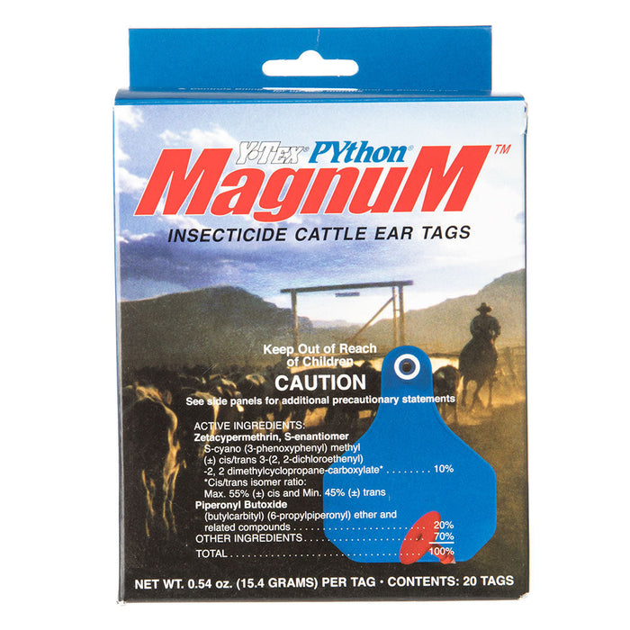 Y Tex Python Batch Y-Tex Python Magnum Ear Tags 20Pc Box