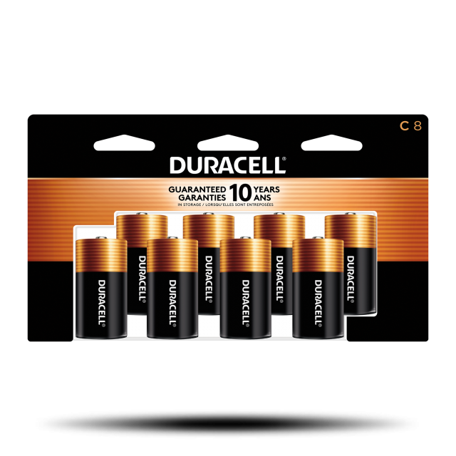 Duracell Coppertop C Alkaline Batteries
