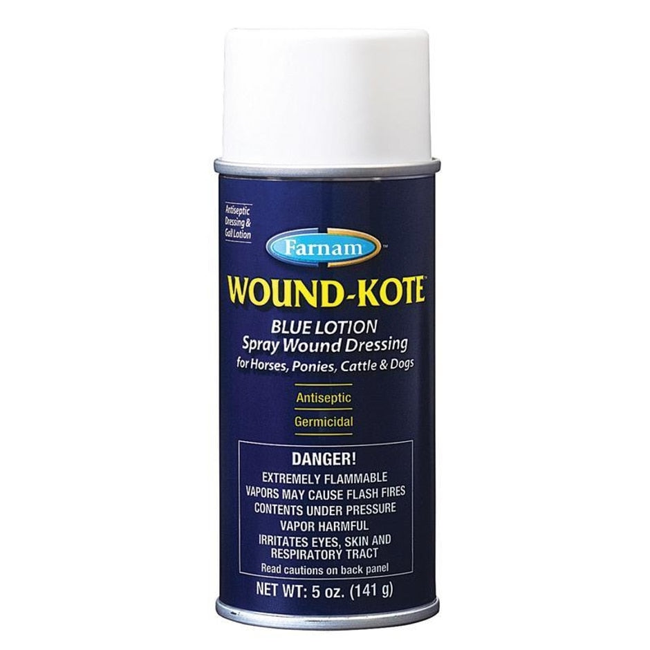 Farnam Wound-Kote Blue Lotion Spray Wound Dressing Farnam Wound-Kote Blue Lotion Spray Wound Dressing