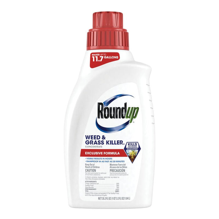 generic roundup herbicide Roundup 36.8 oz. Concentrate Plus Weed & Grass Killer