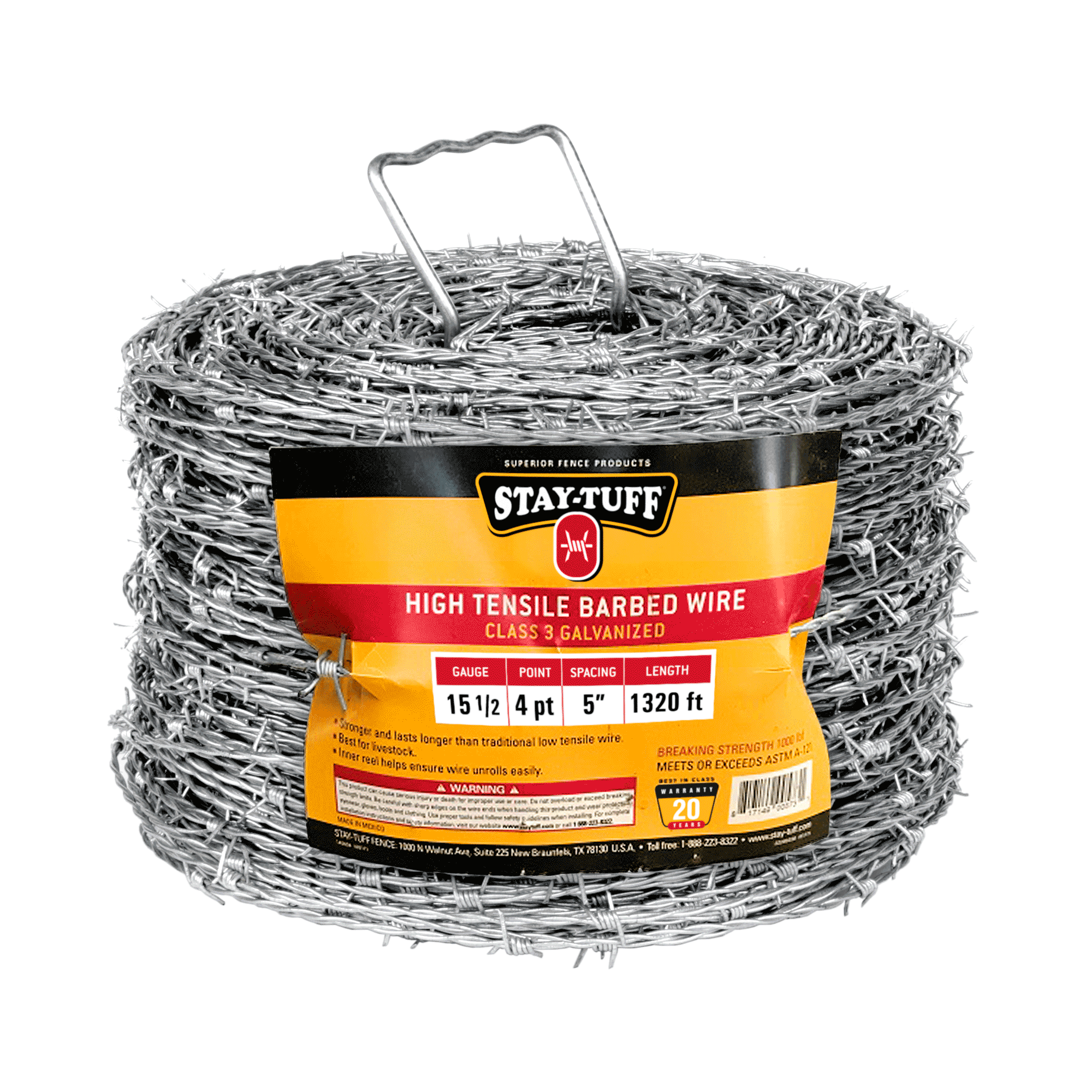 STAY-TUFF High Tensile Barbed Wire