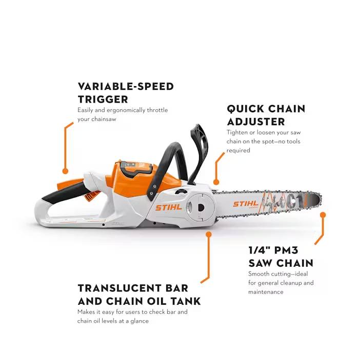 STIHL MSA 60 C-B Cordless Chainsaw Set