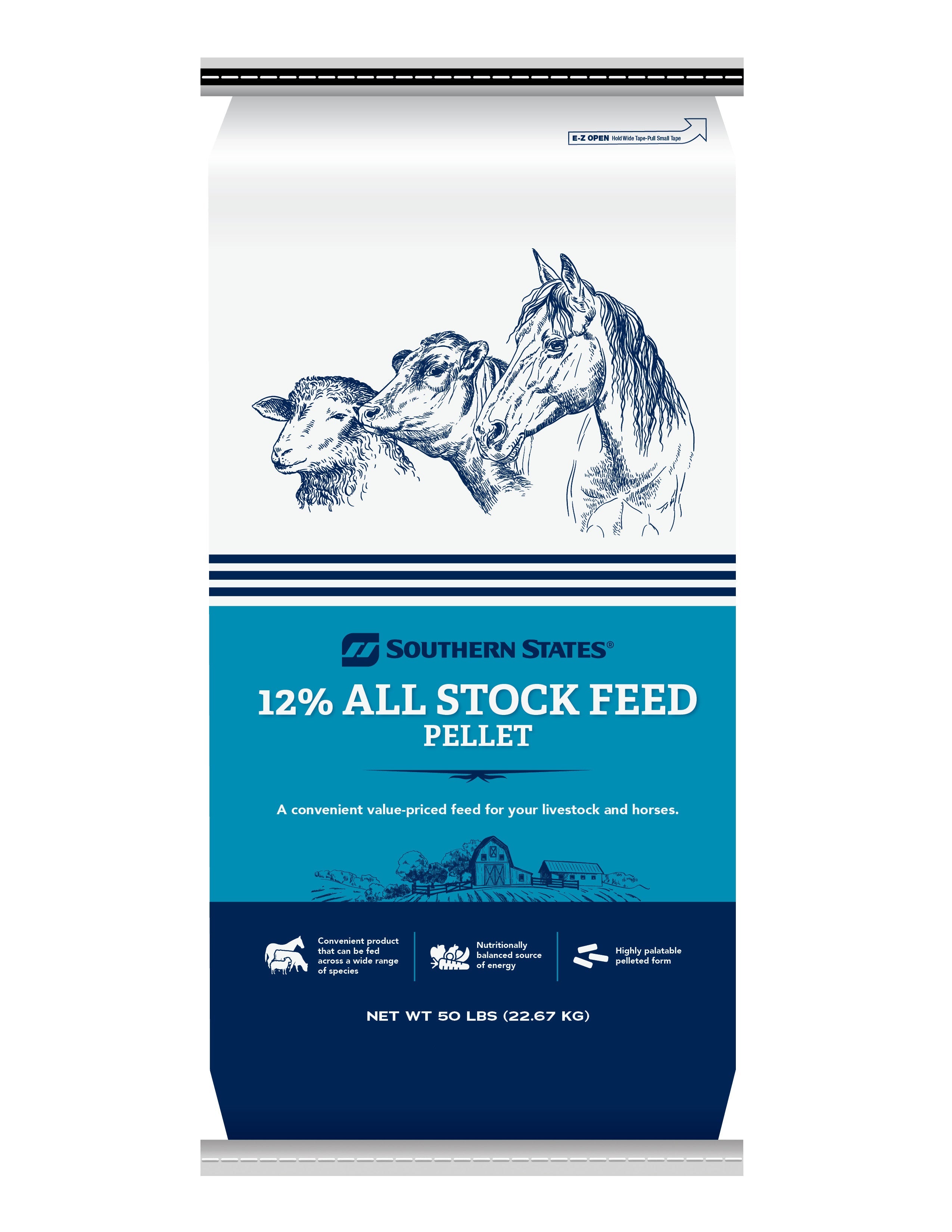 Southern States® 12% All Stock Feed Pellet