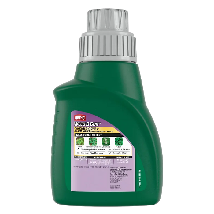Ortho Weed B Gon Chickweed, Clover & Oxalis Killer for Lawns Concentrate