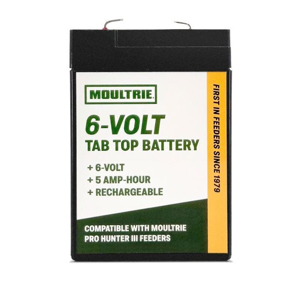 Moultrie 6v Tab-Top Battery (Rechargeable)