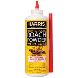 Cockroach Mix Boric Acid Roach Powder With Lure, 16-oz.