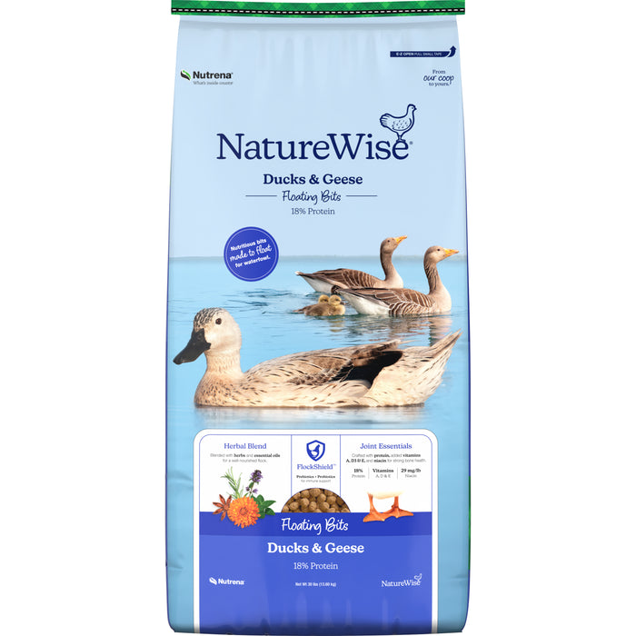 Nutrena® NatureWise® Nourishing Waterfowl 18% Protein Floating Bits