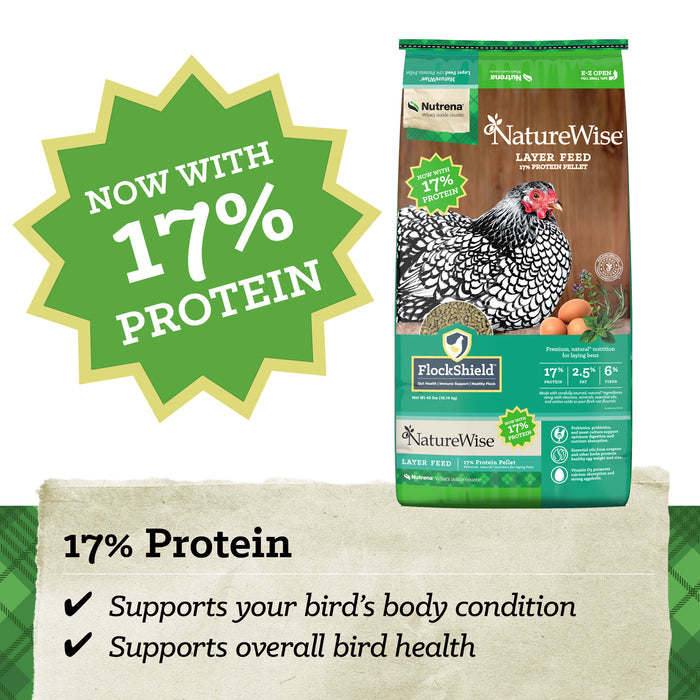 NatureWise® 17% Protein Layer Pellet Poultry Feed