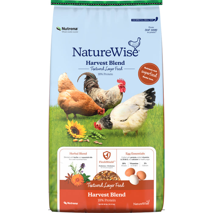 NatureWise® Harvest Blend 18% Textured Layer Feed