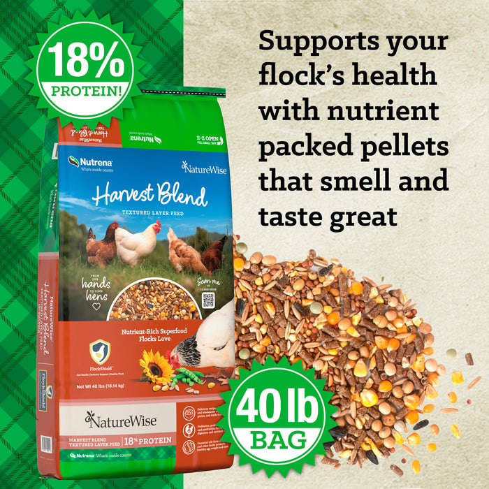 NatureWise® Harvest Blend 18% Textured Layer Feed