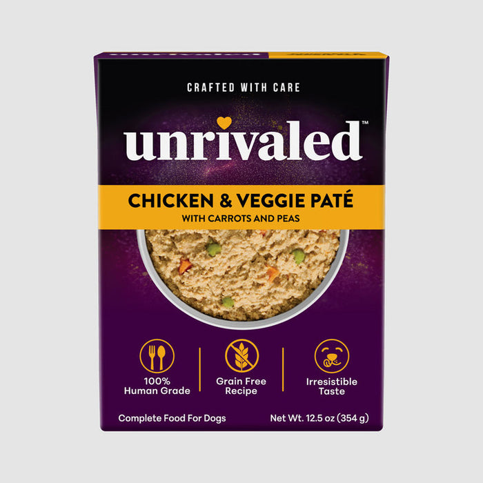 Unrivaled Chicken & Veggie Paté Wet Dog Food