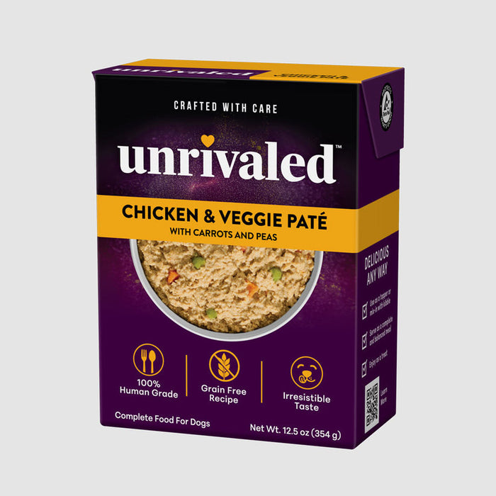 Unrivaled Chicken & Veggie Paté Wet Dog Food