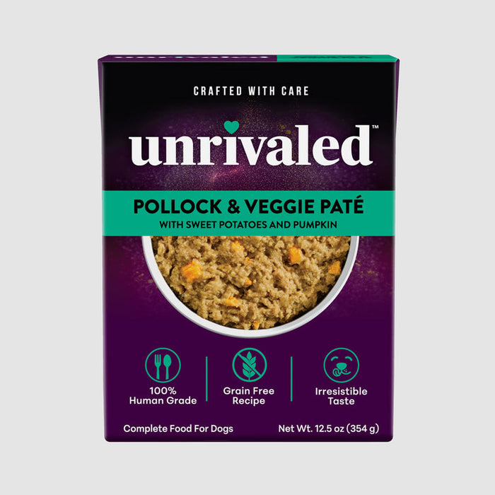 Unrivaled Pollock & Veggie Paté Wet Dog Food