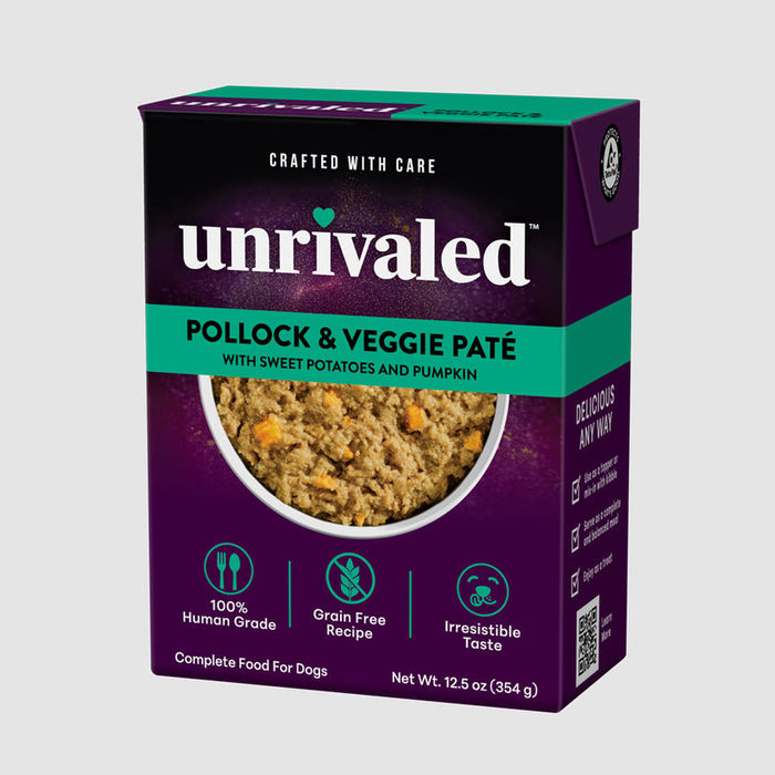 Unrivaled Pollock & Veggie Paté Wet Dog Food