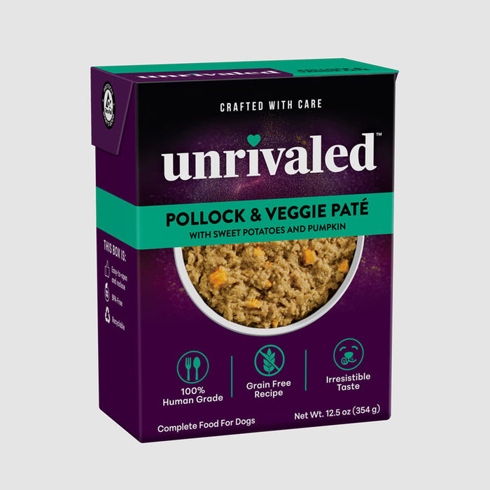 Unrivaled Pollock & Veggie Paté Wet Dog Food